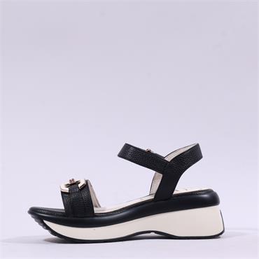 Una Healy Skater Boy Wedge Sandal - Vinyl